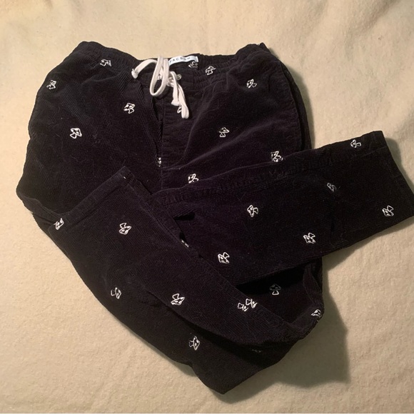 PacSun embroidered mushroom corduroys, small slim - Picture 1 of 5